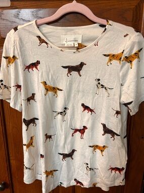 Dog print shirt